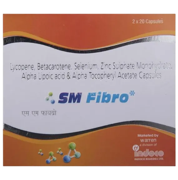 sm fibro capsule 20's